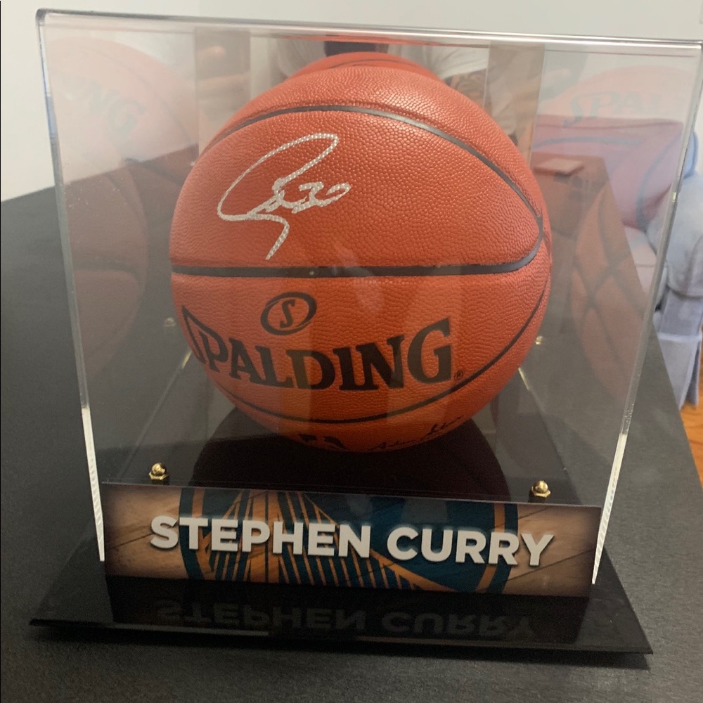 Stephen Curry Signed Basketball